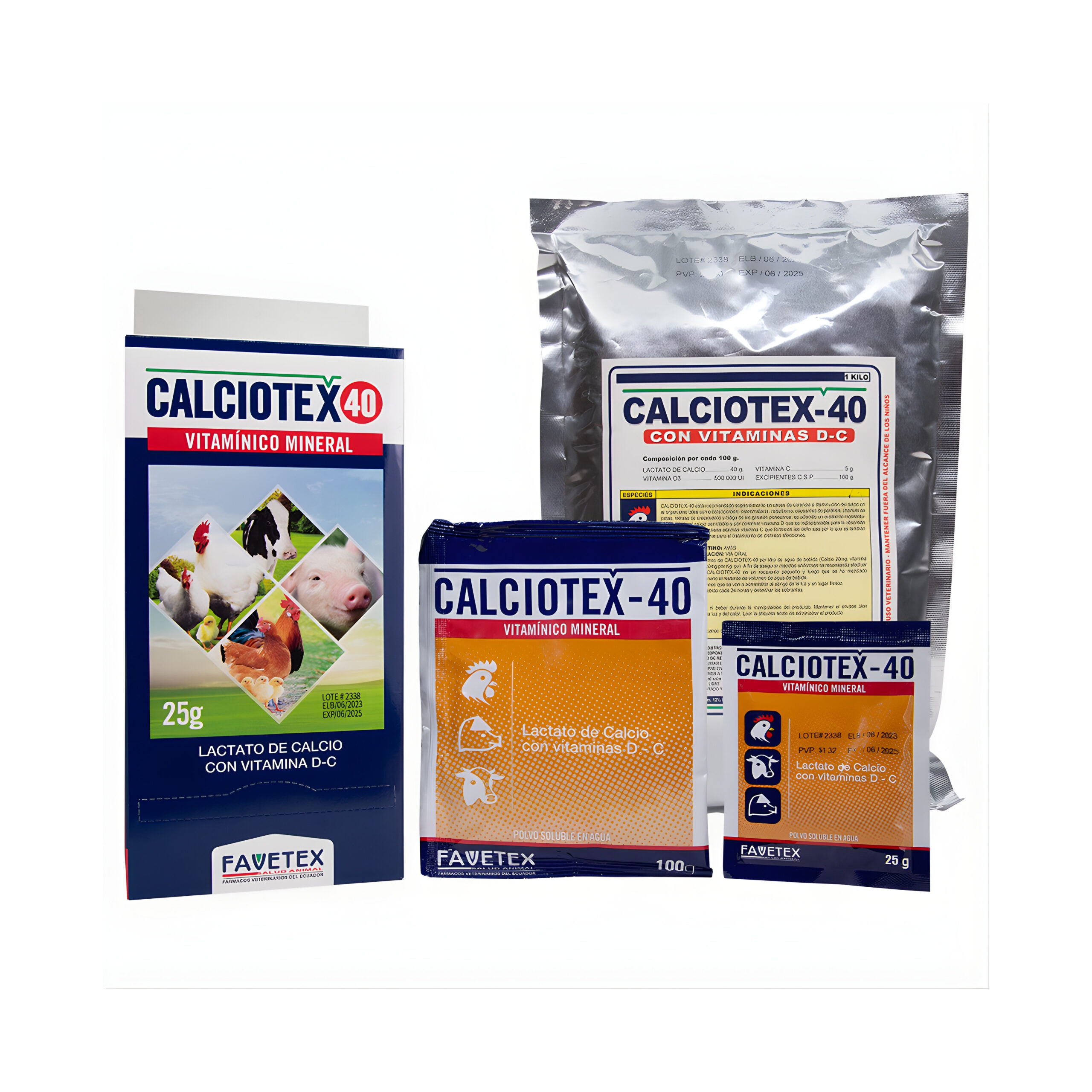 Calciotex-40 Sobre Polvo